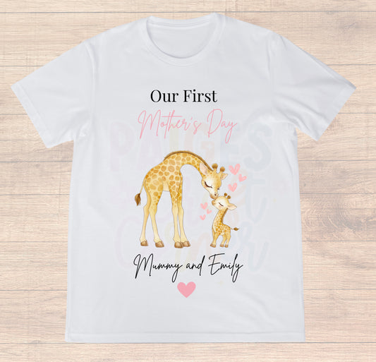 ‘Our first mothers day’ Graphic T-shirt