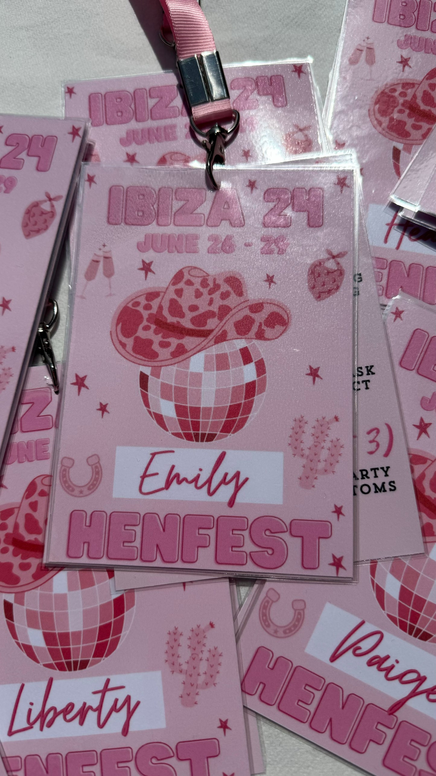 Hen Party | Birthday | occasion Lanyards