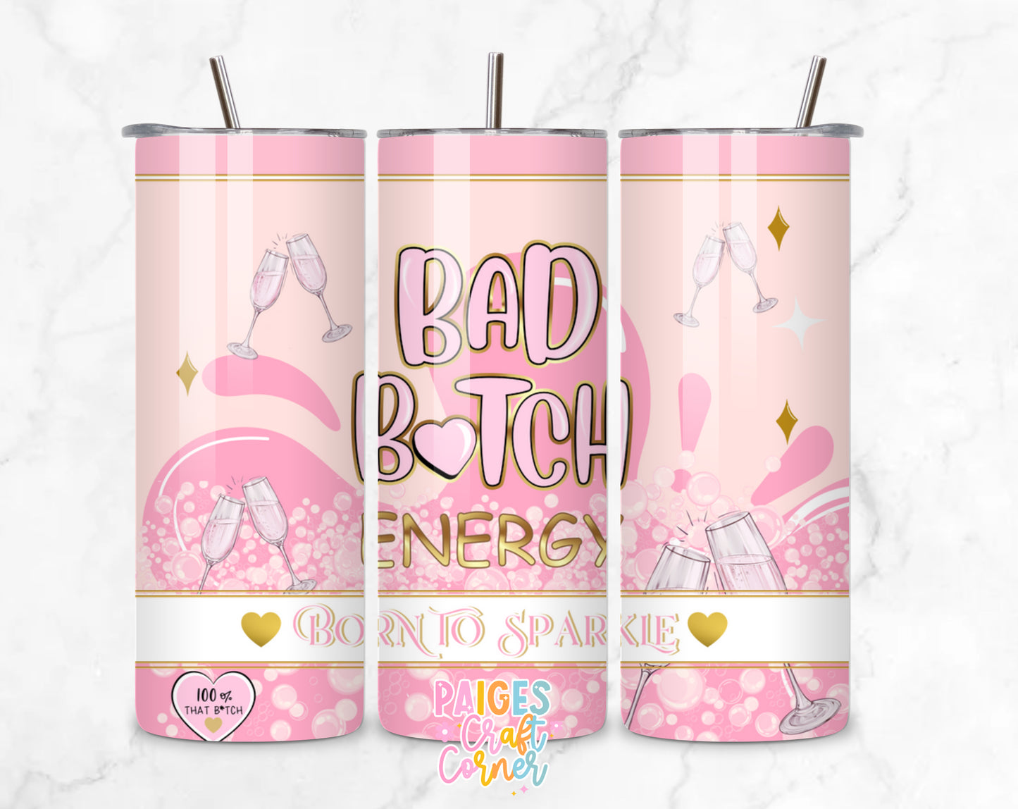 Makeup Bad B*tch Stainless Steel Tumbler